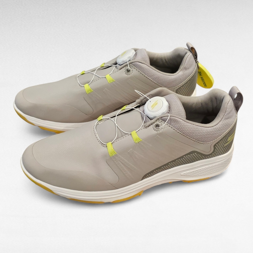 Skechers Go Golf Torque Twist Golf Shoes 54551 GYLM Grey/Lime Size 7.5 NEW